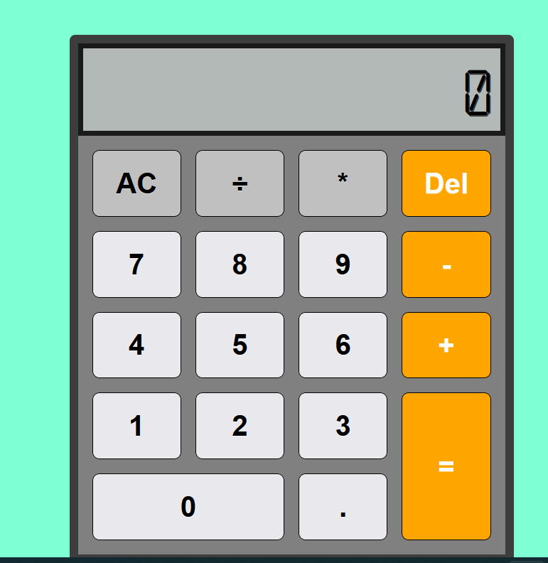 picture of calculator project